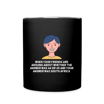 Conception de mauvaise réponse pour les jeunes Pinoys fiers - Mug uni - noir - Devant