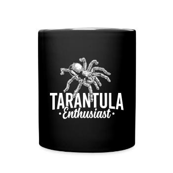 Tarantula enthusiast, pet spider owner, - Full Colour Mug - black - Front