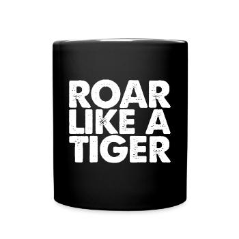 Rugir comme un tigre 3 - Mug uni - noir - Devant