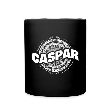 Idée cadeau Caspar - Mug uni - noir - Devant