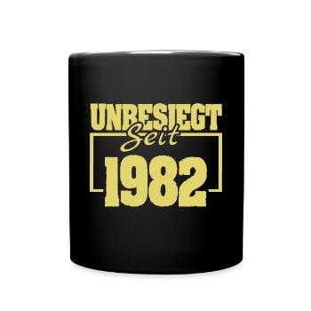 1982 - Tasse einfarbig - Schwarz - Vorne