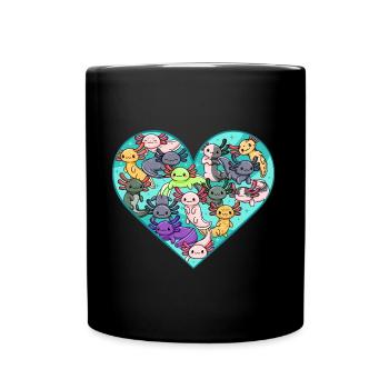 Toutes sortes d’axolotls design pour les fans d’axolotls - Mug uni - noir - Devant