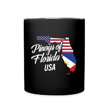 Filipinos of Florida Design für stolze Fil-Ams - Tasse einfarbig - Schwarz - Vorne