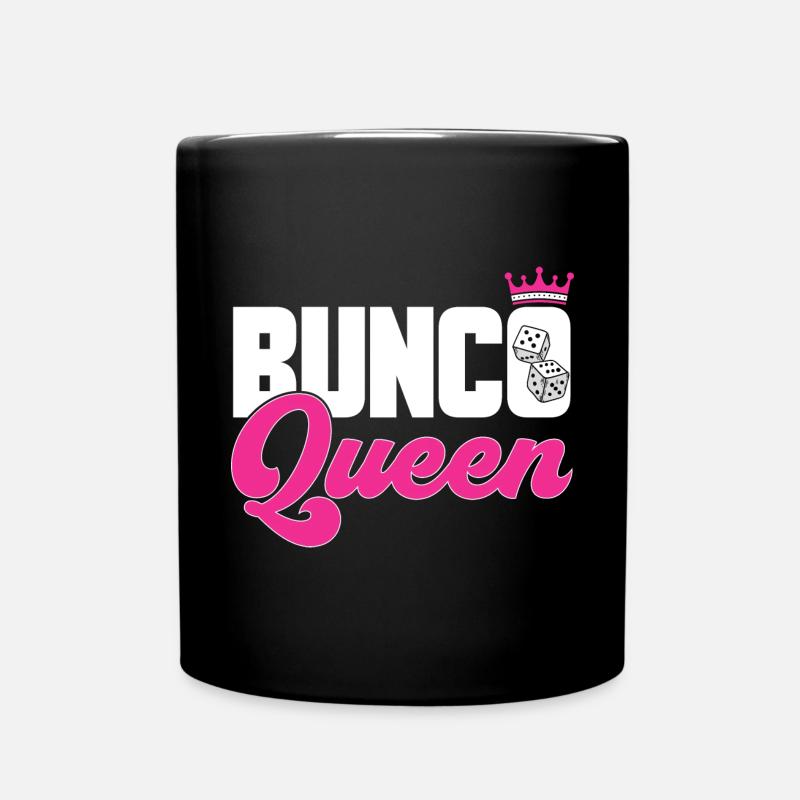 Bunco Würfelspiel - Tasse einfarbig - Schwarz