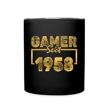 Gamen 1958 - Tasse einfarbig - Schwarz - Vorne