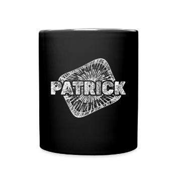 Gift for Patrick - Full Colour Mug - black - Front