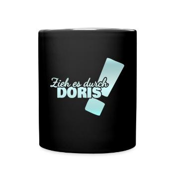Geschenk für Doris - Tasse einfarbig - Schwarz - Vorne