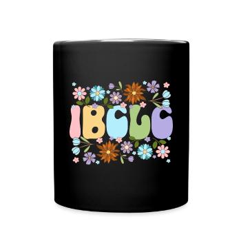 Lactation Consultant IBCLC - Full Colour Mug - black - Front