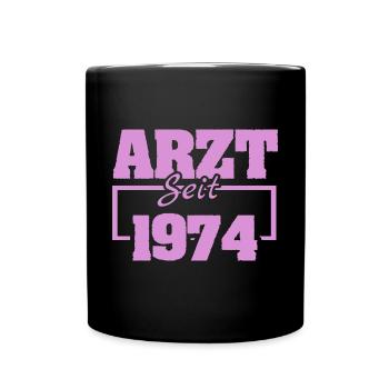 1974 - Tasse einfarbig - Schwarz - Vorne