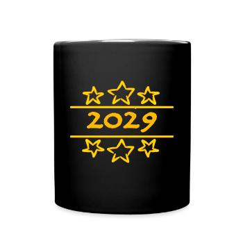 2029 - Tasse einfarbig - Schwarz - Vorne