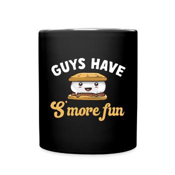 S'more Campfire Marshmallow Camping - Mug uni - noir - Devant