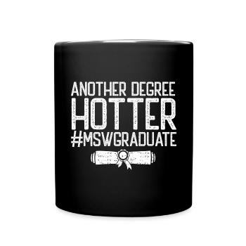 Master Of Social Work Soziale Arbeit Studium - Tasse einfarbig - Schwarz - Vorne