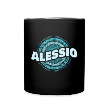 Gift for Alessio - Full Colour Mug - black - Front