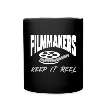Video Editor Filmemacher Videofilmer - Tasse einfarbig - Schwarz - Vorne