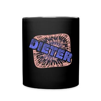 Colleague Dieter - Full Colour Mug - black - Front