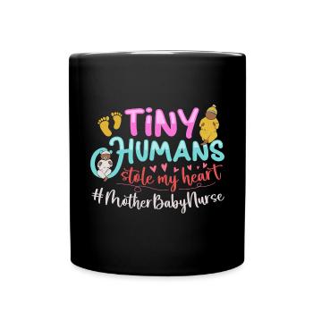 Infirmière Bébé Maternité Infirmière - Mug uni - noir - Devant