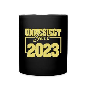 2023 - Tasse einfarbig - Schwarz - Vorne