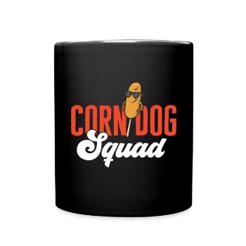Corn Dog Corndog - Full Colour Mug - black - Front
