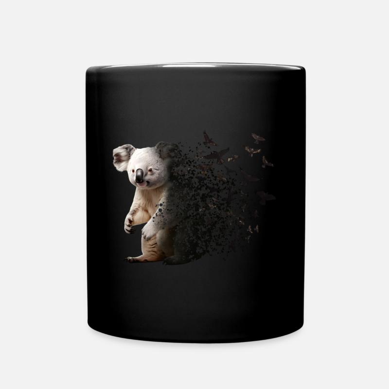 Koala - Tasse einfarbig - Schwarz