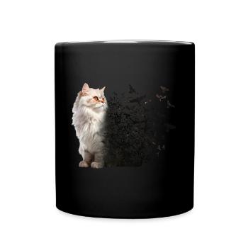 Persian Cat - Full Colour Mug - black - Front