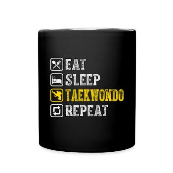 Taekwondo - Full Colour Mug - black - Front