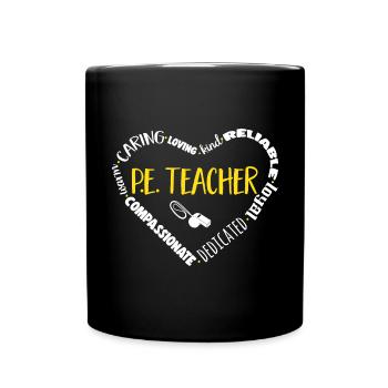 Physical Education Teacher Physical Education Teacher - Full Colour Mug - black - Front