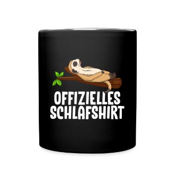T-shirt de nuit officiel Meerkat - Mug uni - noir - Devant