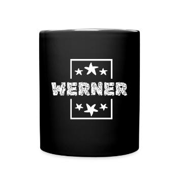 Werner - Tasse einfarbig - Schwarz - Vorne