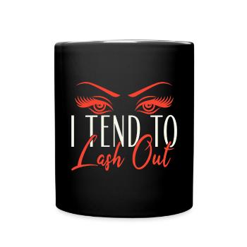 Makeup Artist Beautician & - Tasse einfarbig - Schwarz - Vorne