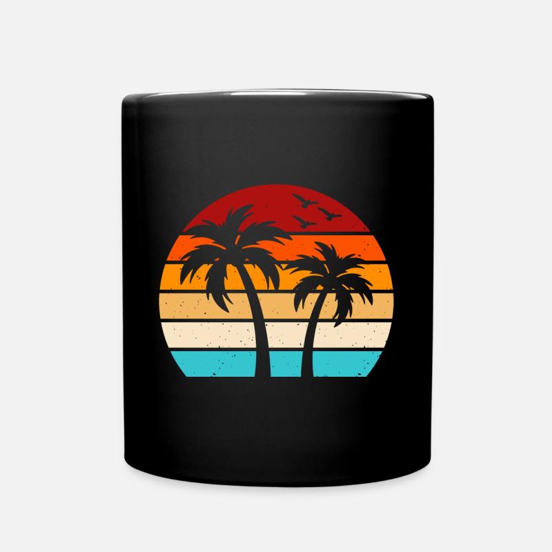 Palmiers - Mug uni - noir