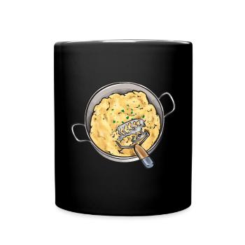Mashed potatoes Mashed potatoes - Full Colour Mug - black - Front