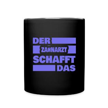 Work Dentist - Full Colour Mug - black - Front