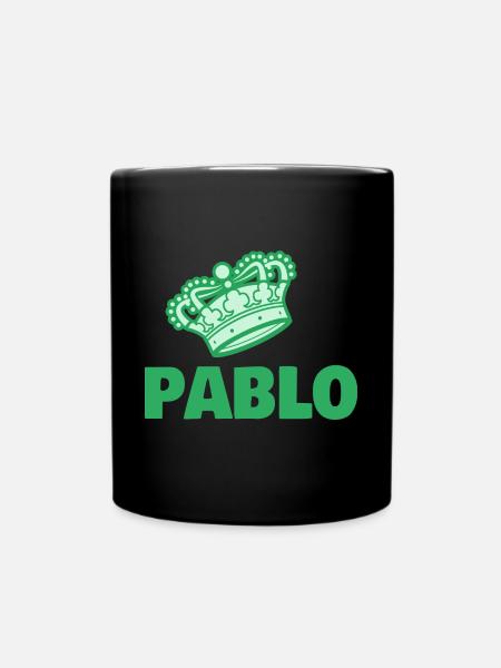 Pablo as a first name - Full Colour Mug - black