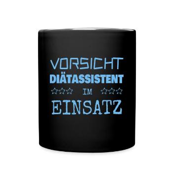 Diététicien comme vocation - Mug uni - noir - Devant
