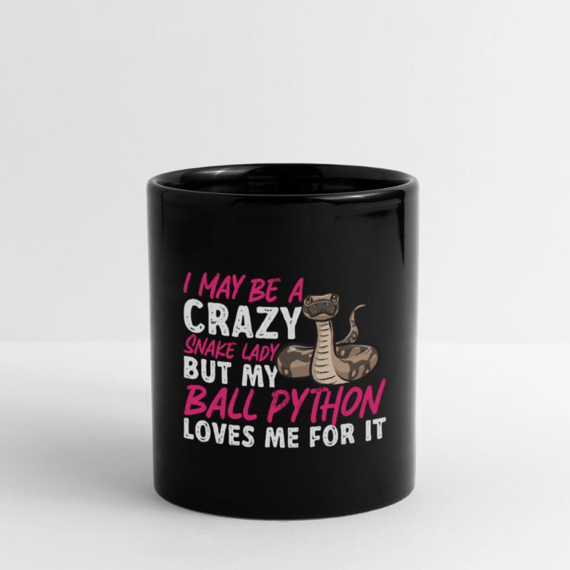 Ball Python Schlange Königspython Tasse einfarbig