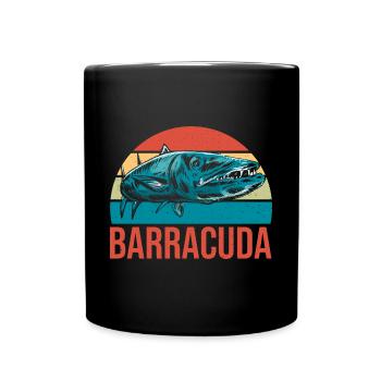 Cadeau pour les amateurs de poissons Barracuda - Mug uni - noir - Devant