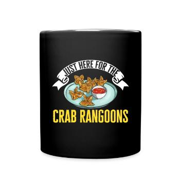 Krabben Rangoon Crab Rangoon - Full Colour Mug - black - Front