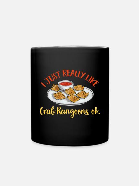 Krabben Rangoon Crab Rangoon - Tasse einfarbig - Schwarz