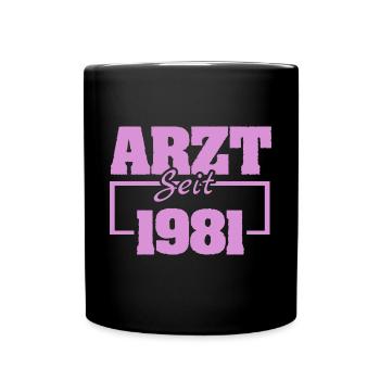 1981 - Tasse einfarbig - Schwarz - Vorne