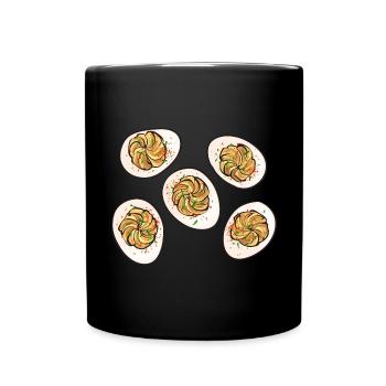 Oeufs farcis Oeufs farcis - Mug uni - noir - Devant