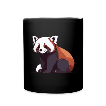 red panda - Full Colour Mug - black - Front
