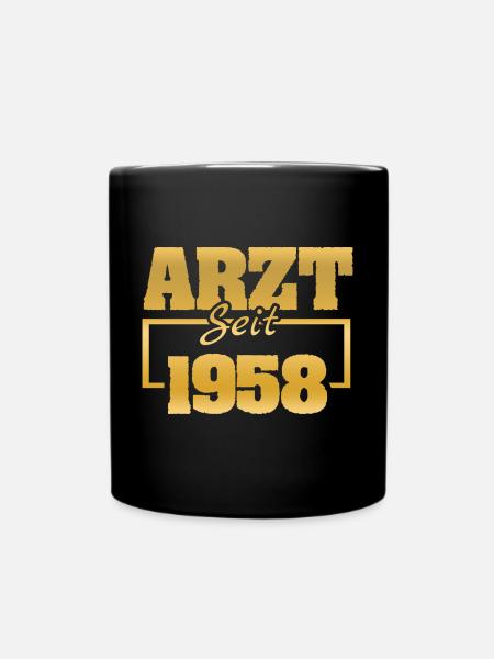 Beruf 1958 - Tasse einfarbig - Schwarz
