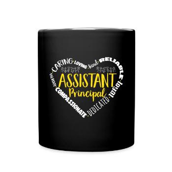 Directeur adjoint - Mug uni - noir - Devant