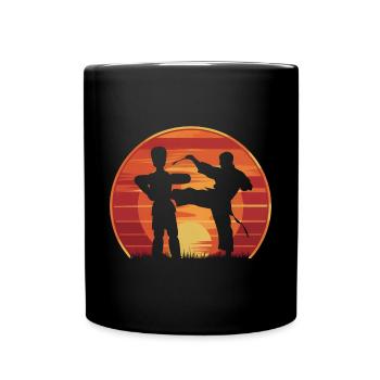 Wing Chun Kampfsport Geschenk - Tasse einfarbig - Schwarz - Vorne