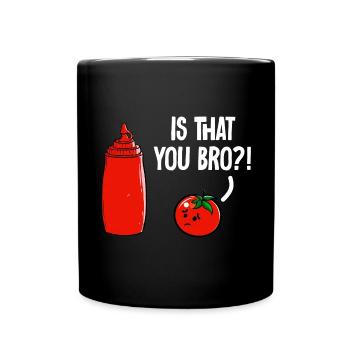 Ketchup Tomatenketchup - Tasse einfarbig - Schwarz - Vorne