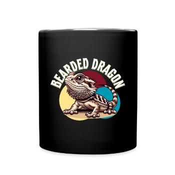Bartagame Bartagamen Bearded Dragon - Full Colour Mug - black - Front