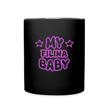 Filina comme prénom - Mug uni - noir - Devant