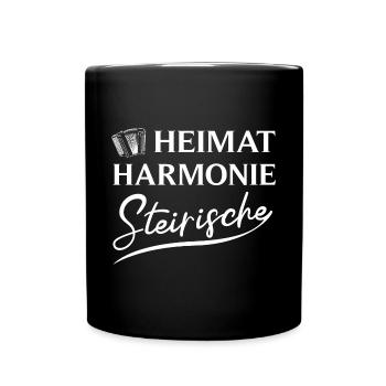 Styrian squeezebox Ziacha homeland music - Full Colour Mug - black - Front