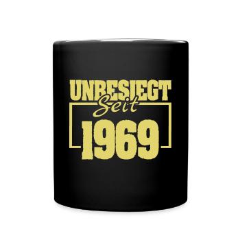 Unbesiegt 1969 - Tasse einfarbig - Schwarz - Vorne