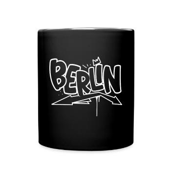 Berlin Graffiti - Mug uni - noir - Devant